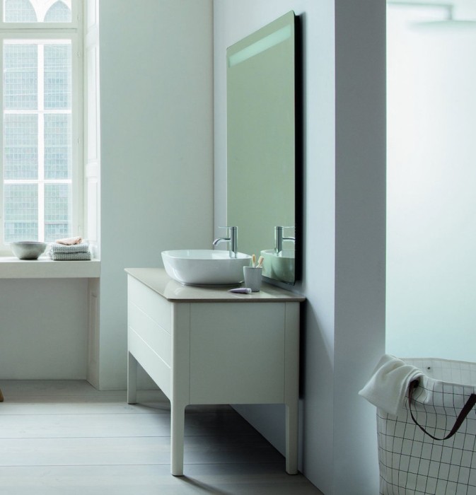 Duravit тумба напольная под столешницу, luv, lu956003636 цвет: белый