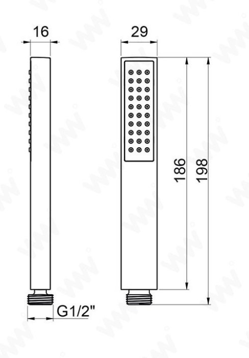 Almar ручной душ hand showers, золото арт. e082094.go