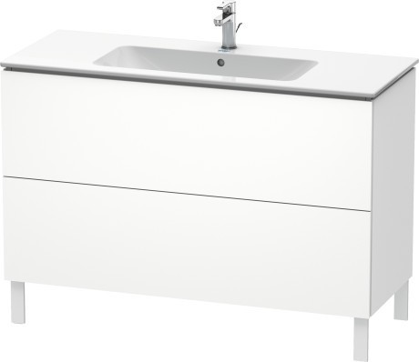 Duravit тумба напольная под раковину, l-cube, lc 6628 18 цвет: gres pietra grey opaco