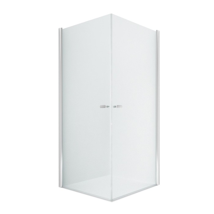 Душевое ограждение 2d 90x90x195, New trendy New soleo chrome, хром арт. D-0141A/D-0141A