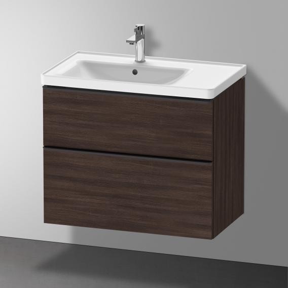 Duravit тумба подвесная под раковину 784 мм х 452 мм, d-neo, de435705353 цвет: каштан темный