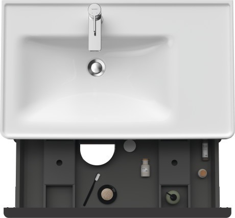 Duravit тумба подвесная под раковину 784 мм х 452 мм, d-neo, de435705353 цвет: каштан темный