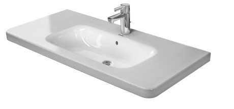 Duravit раковина встраиваемая сверху с отверстием под смеситель, с переливом, durastyle, 23201000001 цвет: белый