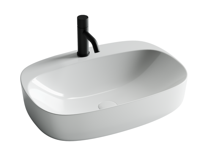 Ceramicanova раковина накладная element, cn5012 цвет: белый