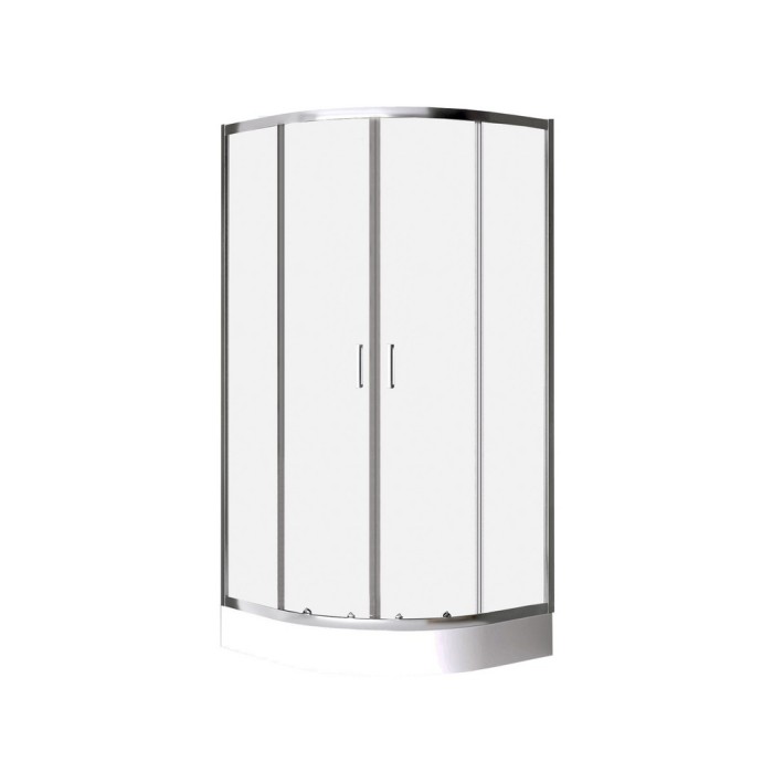 Душевое ограждение 80x80x185, New trendy Suvia, хром арт. K-0514