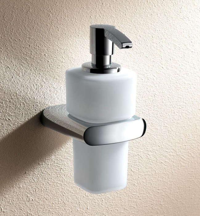 Keuco дозатор для жидкой пены настенный, elegance new, хром арт. 11653 019000