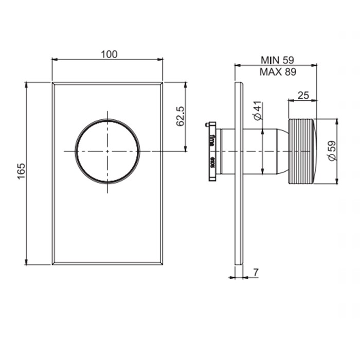 Fima Carlo Frattini смеситель для душа, встраиваемый, texture collection, хром арт. f5609x1hcr