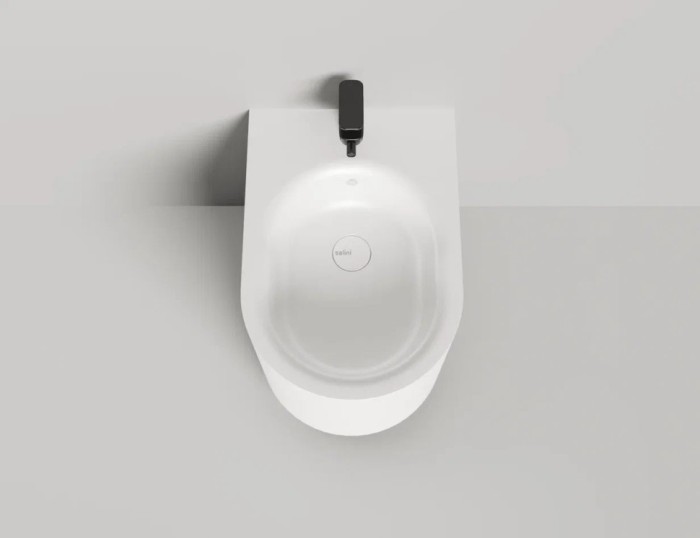 Salini биде, gemelli, 250121mrf цвет: матовый белый