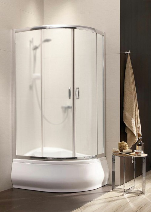 Radaway душевой уголок 1700 120x90 профиль хром стекло фабрик, Premium Plus - 30483-01-06N