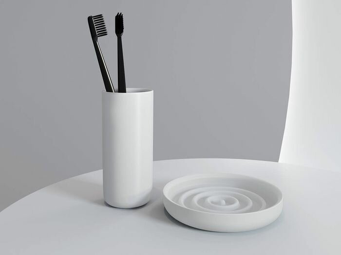 Salini мыльница gocce, gocce, 1902201rf цвет: матовый белый