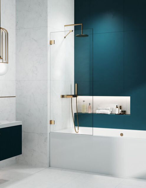 Radaway шторка на ванну pnj ii, ESSENZA PRO GOLD - 10101070-09-01