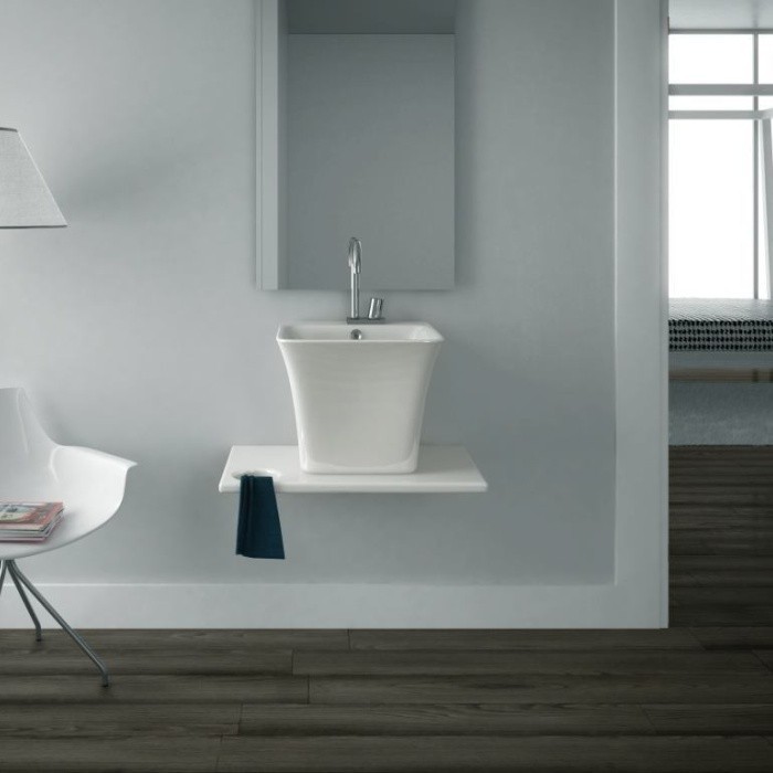 ArtCeram раковина для ванной комнаты, cwl001 01 00 cow цвет: белый глянцевый