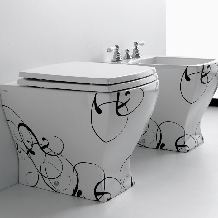 ArtCeram биде (напольное), jzb002 01 03 jazz цвет: белый