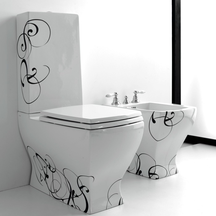 ArtCeram биде (напольное), jzb002 01 03 jazz цвет: белый