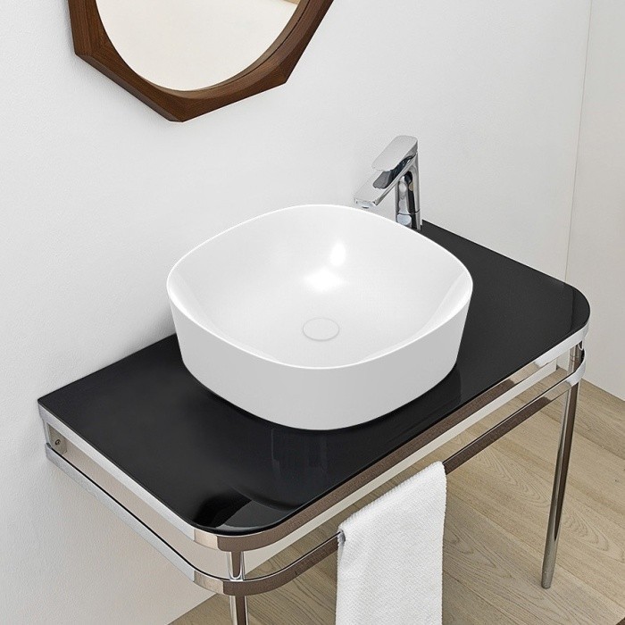 ArtCeram раковина (накладная), ghl001 01 00 ghost цвет: белый глянцевый