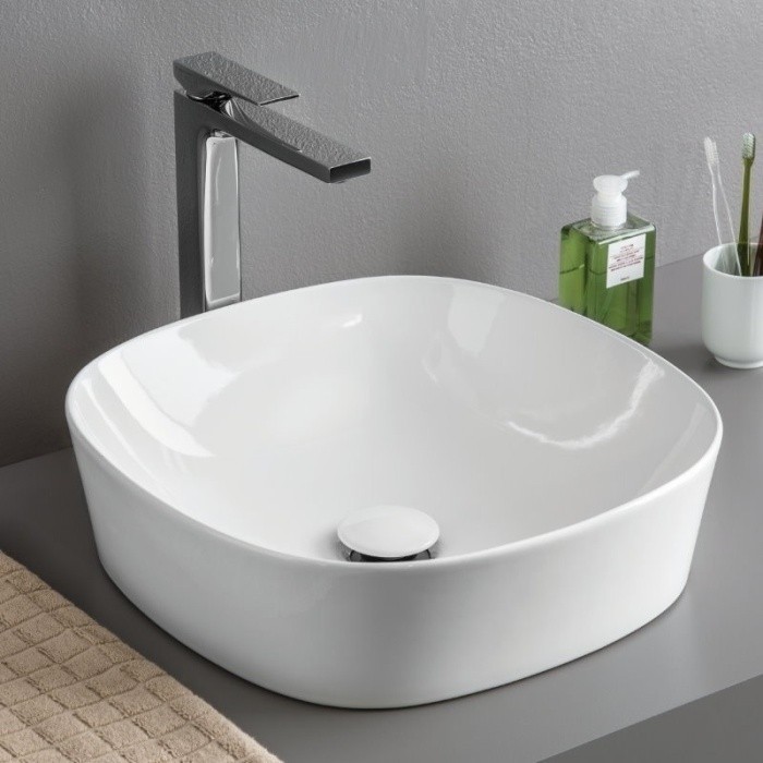 ArtCeram раковина (накладная), ghl001 01 00 ghost цвет: белый глянцевый