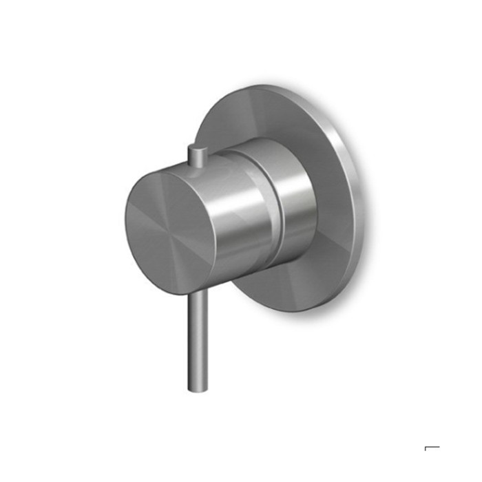 Zucchetti смеситель для душа, встраиваемый, внешняя часть, без арт.r99499, helm, матовая нержавеющая сталь арт. zhe122.x
