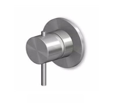Zucchetti смеситель для душа, встраиваемый, внешняя часть, без арт.r99499, helm, матовая нержавеющая сталь арт. zhe122.x
