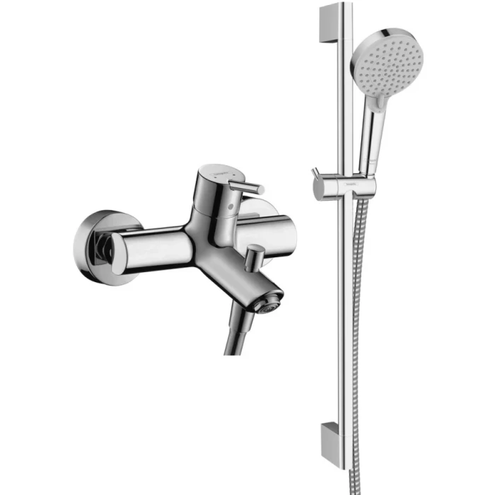 Hansgrohe смеситель для ванны, Talis S2, хром арт. SET/32440000/26275000