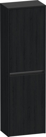 Duravit средний шкаф с двумя дверцами петли справа 240 мм х 400 мм х 1320 мм, ketho.2, k21319r16160000 цвет: чёрный дуб
