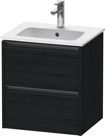Duravit тумба подвесная под раковину 420 мм х 510 мм х 549 мм, ketho.2, k25261016160000 цвет: чёрный дуб