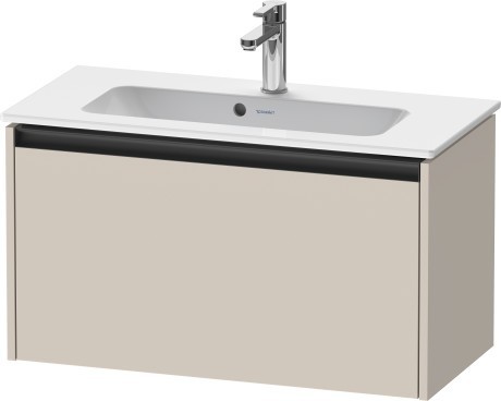 Duravit тумба подвесная под раковину 390 мм х 810 мм х 440 мм, ketho.2, k25056083830000 цвет: серо-коричневый суперматовый