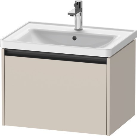 Duravit тумба подвесная под раковину 455 мм х 634 мм х 440 мм, ketho.2, k25082083830000 цвет: серо-коричневый суперматовый