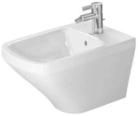 Duravit подвесное биде с переливом, с креплением, durastyle, 22871500001 цвет: белый