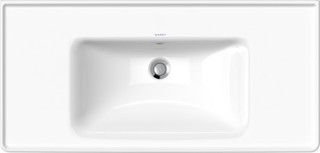 Duravit раковина встраиваемая сверху 1005 мм х 480 мм, с переливом, без отверстия для смесителя, d-neo, 2367100060 цвет: белый