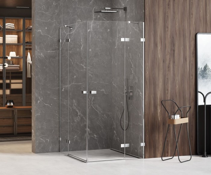 Душевое ограждение 90x110x200, New trendy Avexa chrome, хром арт. EXK-1523