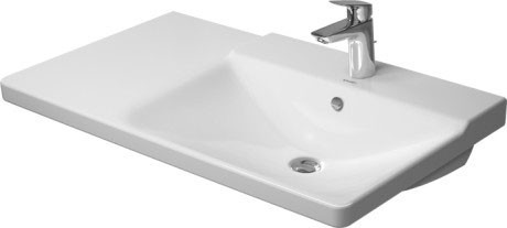 Duravit раковина подвесная 85х49см, p3 comforts, 2334850000 цвет: белый