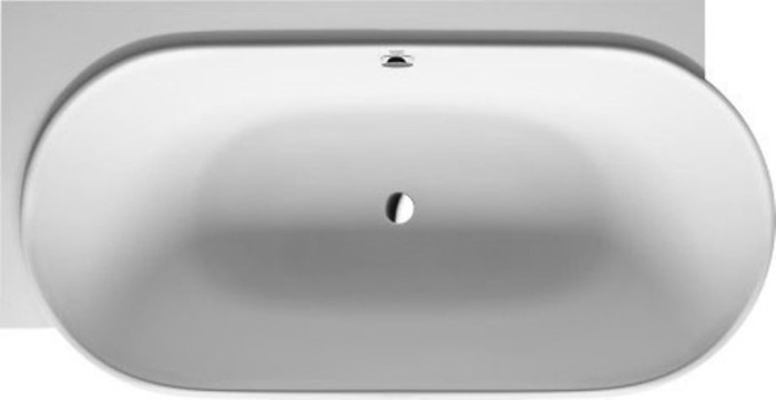 Duravit ванна из композитного материала с углом слева 1850 x 950 мм, luv, 700431000000000 цвет: белый