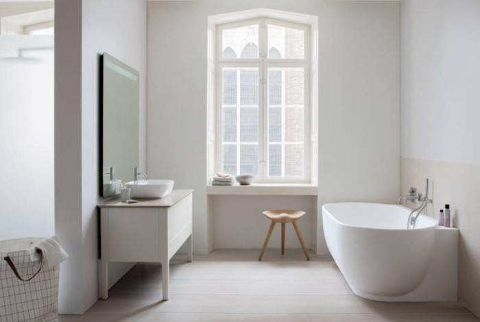 Duravit ванна из композитного материала с углом слева 1850 x 950 мм, luv, 700431000000000 цвет: белый