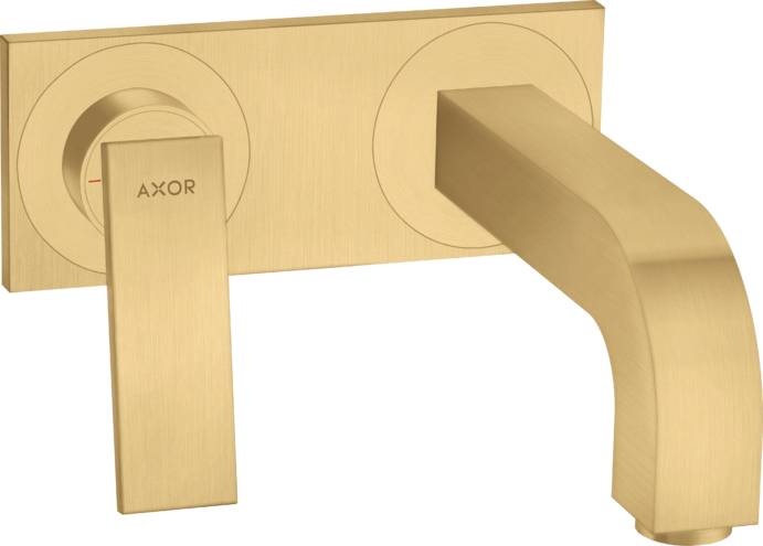 AXOR смеситель для раковины, настенный, Citterio, золото арт. 39119250
