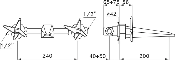 Stella смеситель для раковины, хром арт. st01001cr00