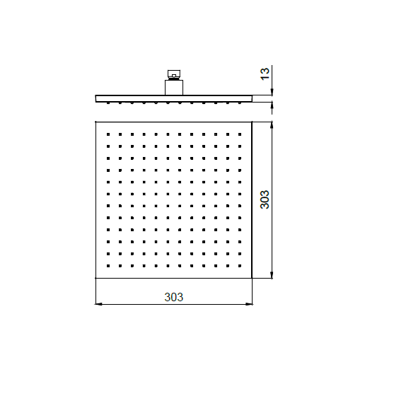 Almar верхний душ shower heads, арт. e044043.cr