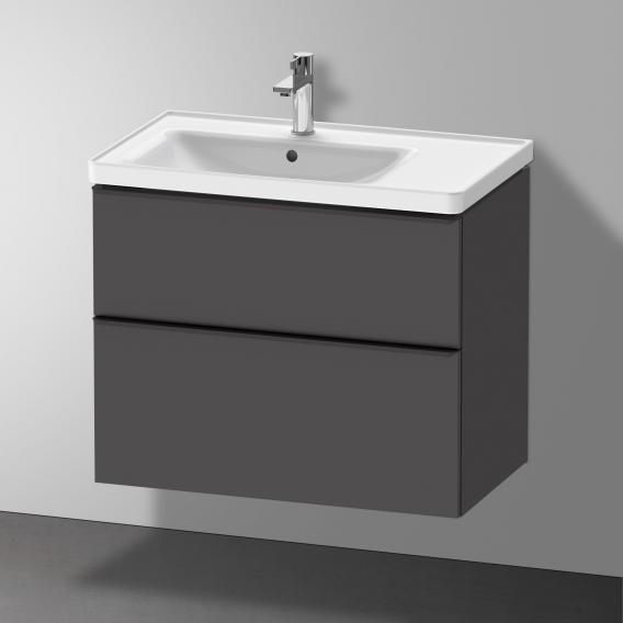 Duravit тумба подвесная под раковину 784 мм х 452 мм, d-neo, de435704949 цвет: графит матовый