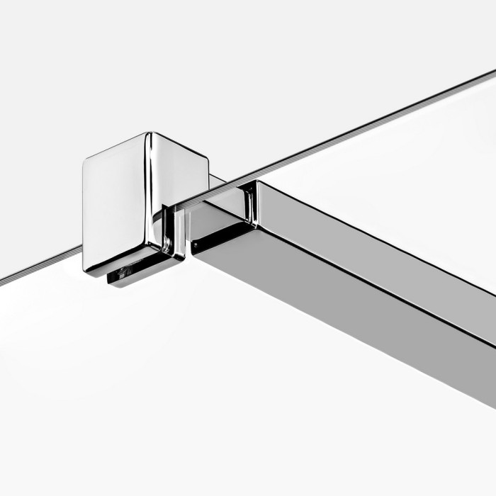 Шторка для ванны 80x150, New trendy Avexa chrome, хром арт. EXK-1951-WP