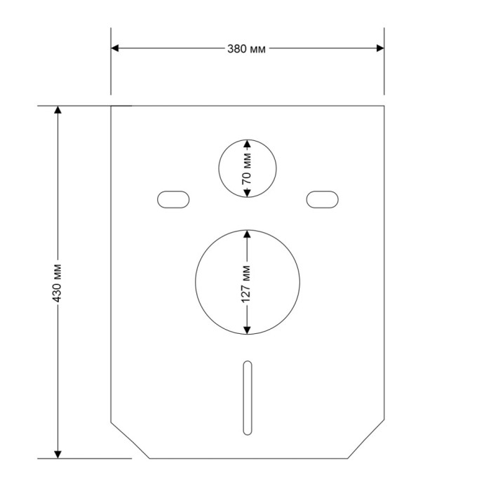 Шумоизоляция для унитаза и биде, Excellent, арт. INEX.430.380