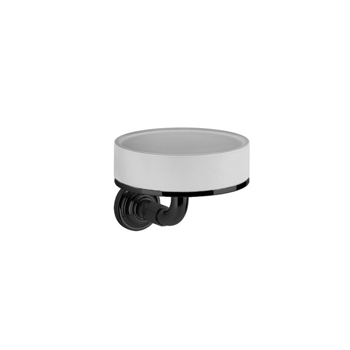 Gessi Мыльница подвесная, Venti20, 65401#299 цвет: белый, фурнитура черный матовый