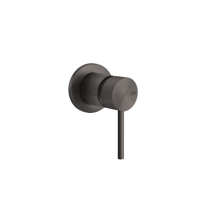 Gessi Встраиваемый смеситель, на 1/2", на 1 источник, 316, 54419#707 цвет: brushed black metal pvd