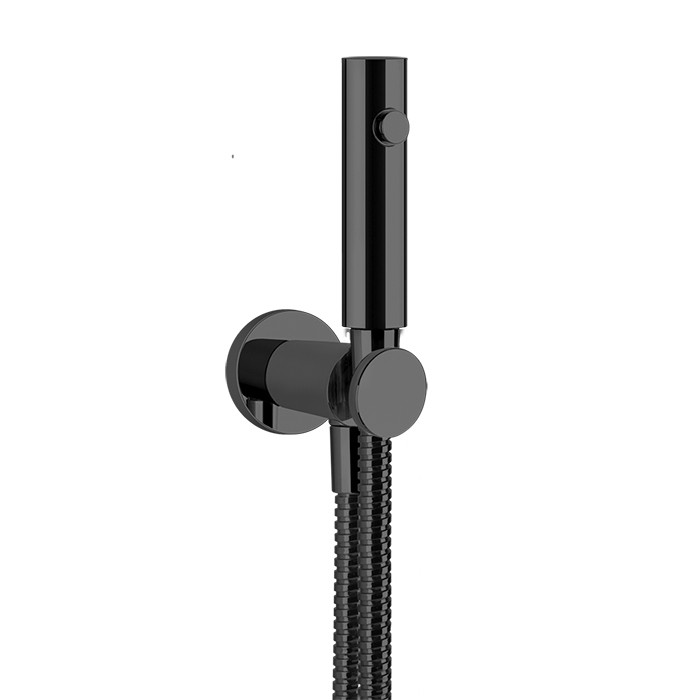 Gessi Комплект гигиенического душа, Cono, 45123#707 цвет: black metal brushed pvd