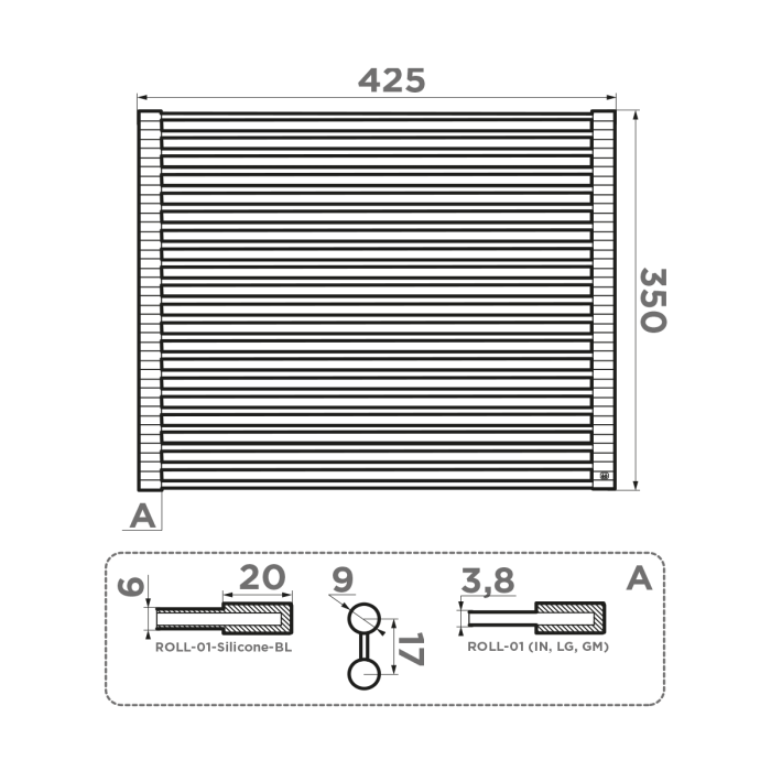 Omoikiri ролл-мат roll-01 арт. 4997006