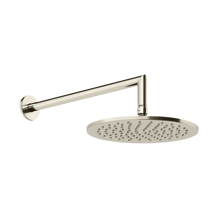 Gessi Верхний душ d25см., настенный, Anello, 63348#149 цвет: finox brushed nickel
