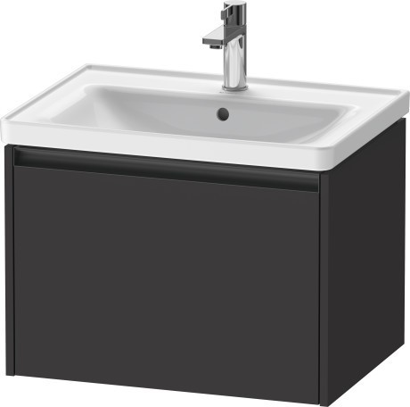 Duravit тумба подвесная под раковину 455 мм х 634 мм х 440 мм, ketho.2, k25082080800000 цвет: графит суперматовый
