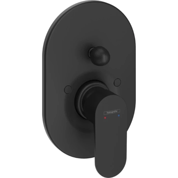 Hansgrohe смеситель для ванны, Rebris S, черный арт. 72449670