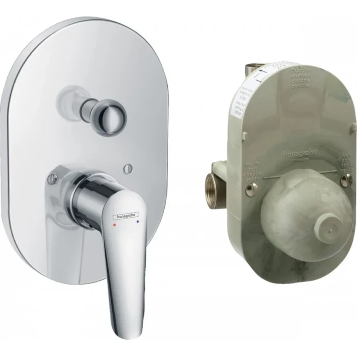 Hansgrohe смеситель для ванны, Logis, хром арт. 71408000