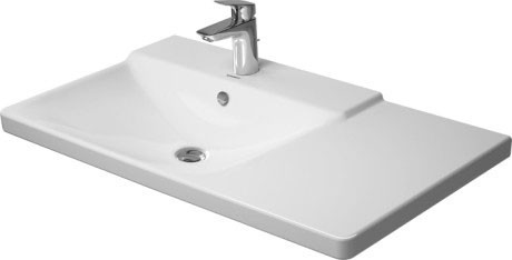Duravit раковина подвесная 85х49см, p3 comforts, 2333850000 цвет: белый