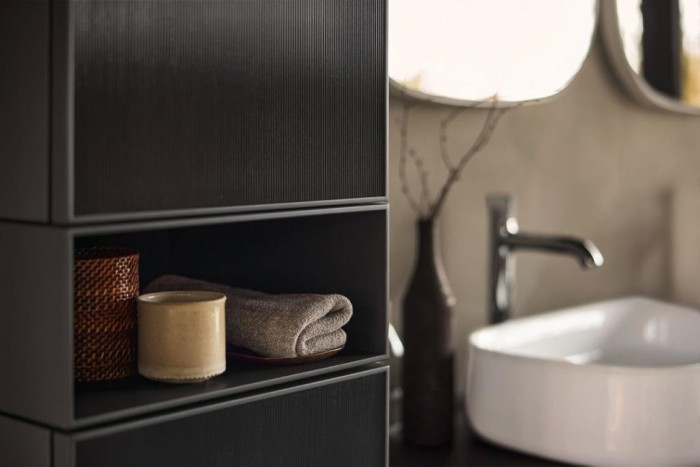 Duravit шкаф-пенал высокий 2 дверцы 360 мм х 400 мм х 1900 мм, zencha, ze1353l30840000 цвет: натуральный дуб/белый суперматовый