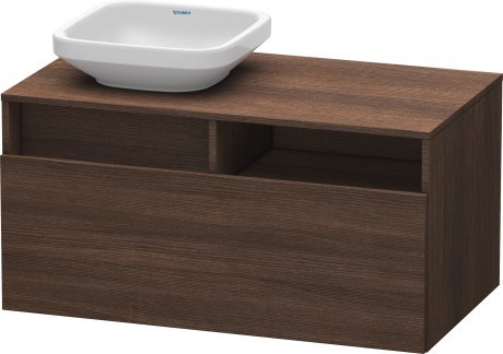 Duravit тумба подвесная под консоль, durastyle, ds6784l5353 цвет: каштан темный
